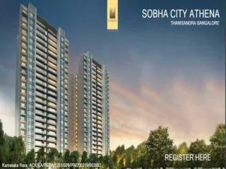 Sobha city athena 3&4 BHK apartments at thanisandra , bangalore