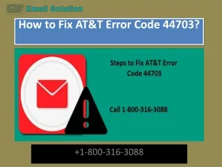 how to fix at t error code 44703
