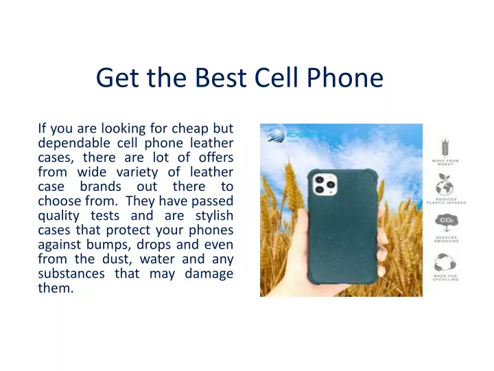 get the best cell phone
