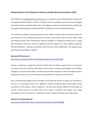 global machine tools market predictions exhibit
