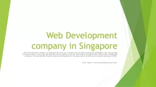 web development company in singapore