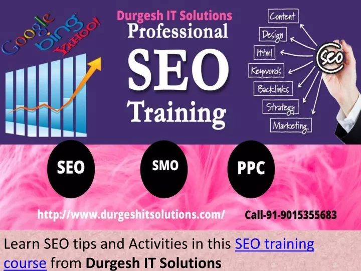 learn seo tips and activities in this