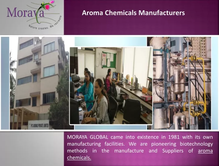 aroma chemicals manufacturers