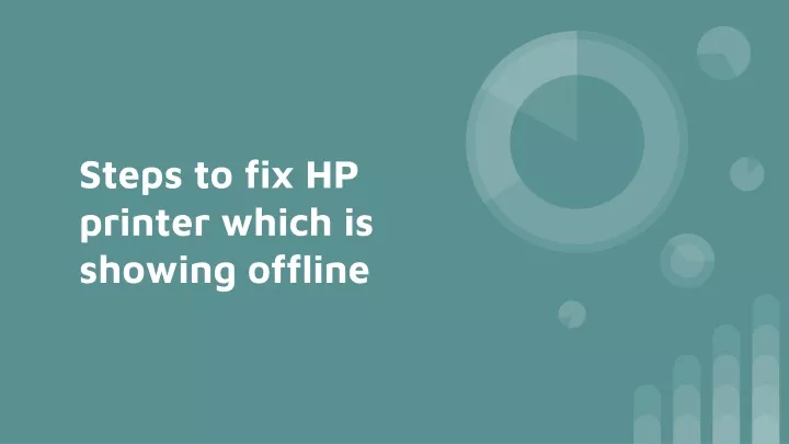 steps to fix hp printer which is showing offline