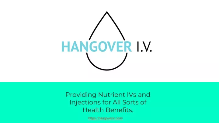 providing nutrient ivs and injections for all sorts of health benefits