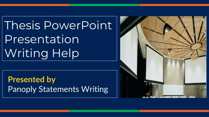 thesis powerpoint presentation writing help