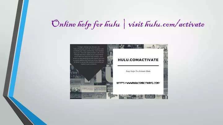 online help for hulu visit hulu com activate