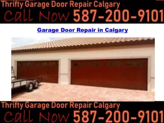 Garage Door Repair in Calgary