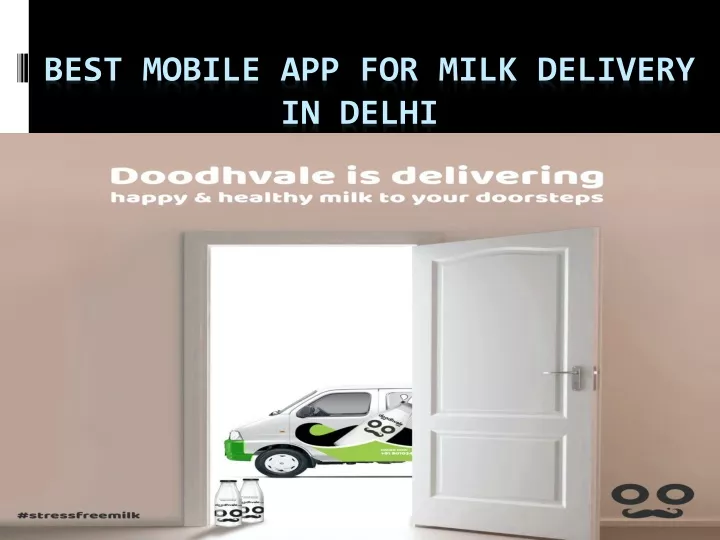 best mobile app for milk delivery in delhi