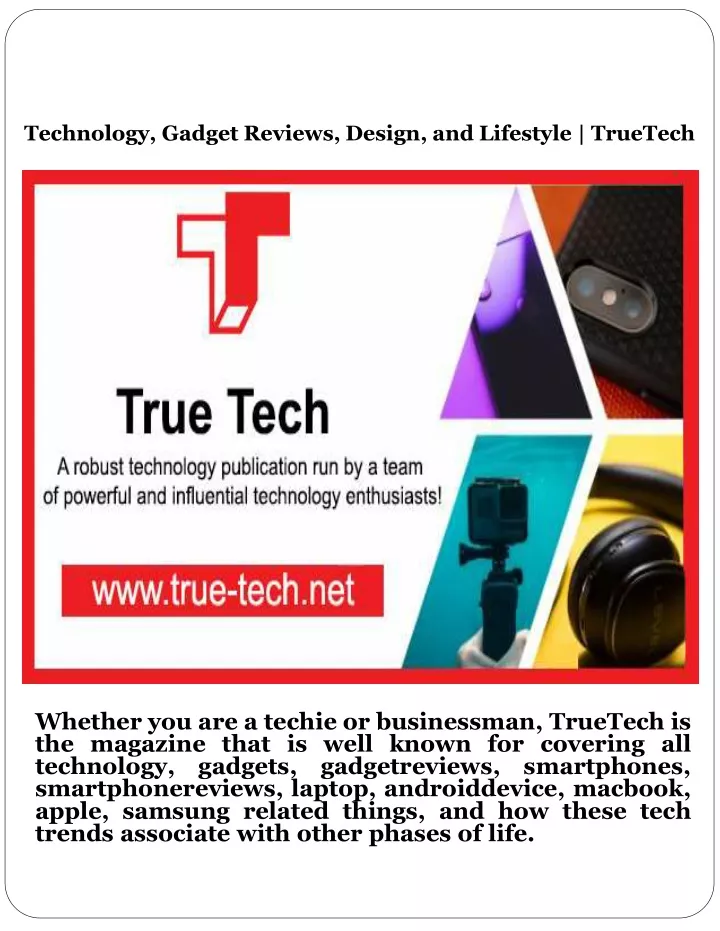 technology gadget reviews design and lifestyle