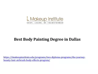 Best Body Painting Degree in Dallas
