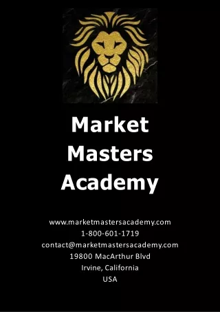 Sign up Today & Learn Forex Trading With Market Masters Academy
