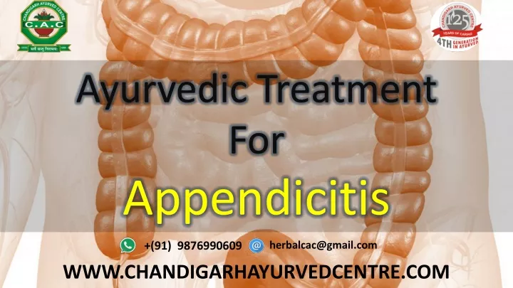 ayurvedic treatment for appendicitis