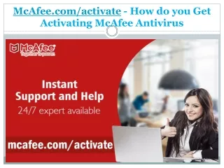 mcafee com activate how do you get activating mcafee antivirus