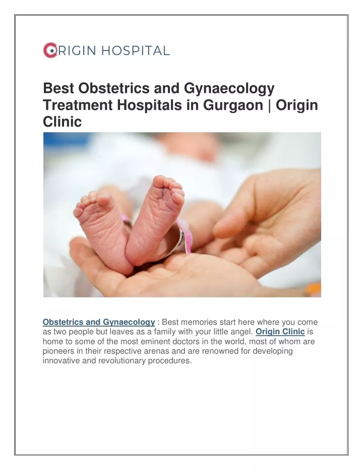 best obstetrics and gynaecology treatment