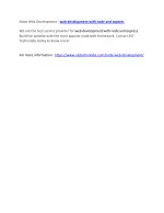 Node Web Development - web development with node and express - slide 1