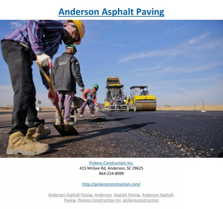 anderson asphalt paving