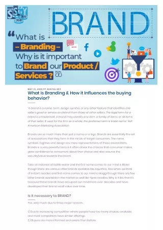 may 13 2020 by digital sky what is branding