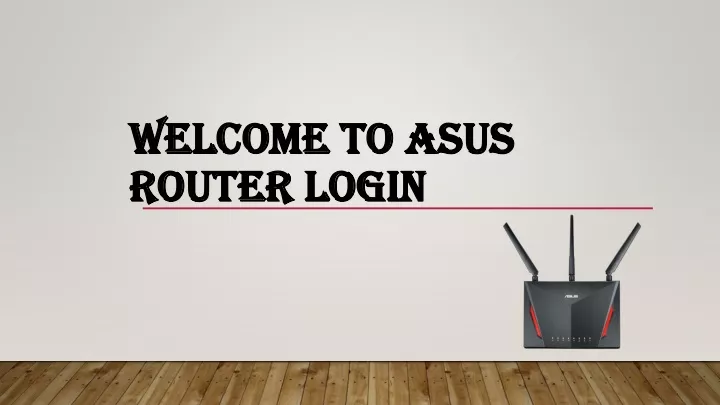 welcome to asus router login
