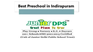 best preschool in indirapuram