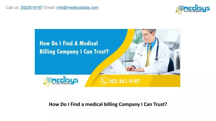 how do i find a medical billing company i can trust
