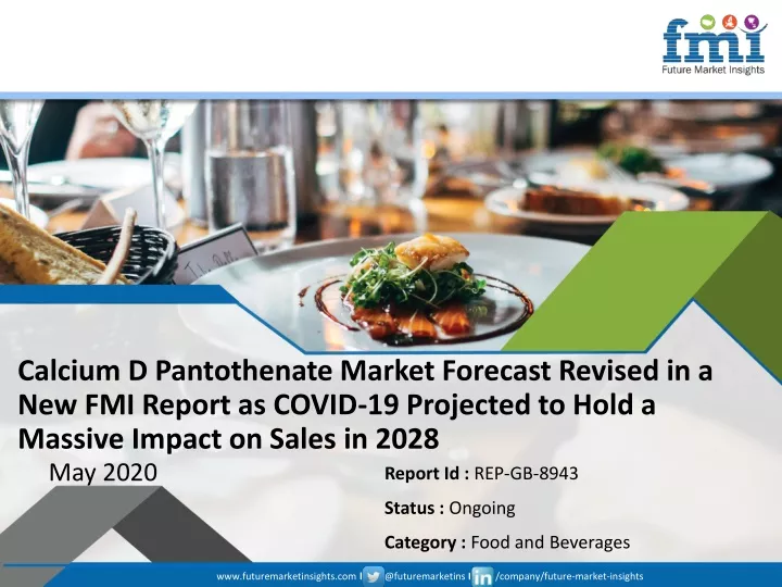 calcium d pantothenate market forecast revised