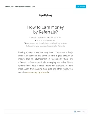 How to Earn Money by Referrals?
