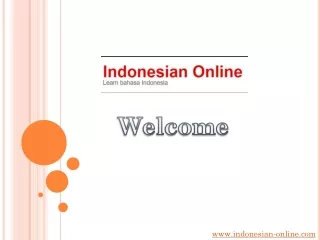 Learn Beginning Indonesian