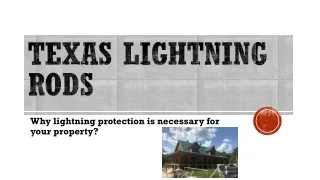 What are the reasons for installing a lightning rod?