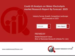 Covid-19 Analysis on Water Electrolysis market