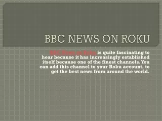 BBC News on Roku