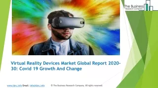 Global Virtual Reality Devices Market Overview And Top Key Players by 2030