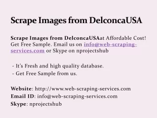 scrape images from delconcausa