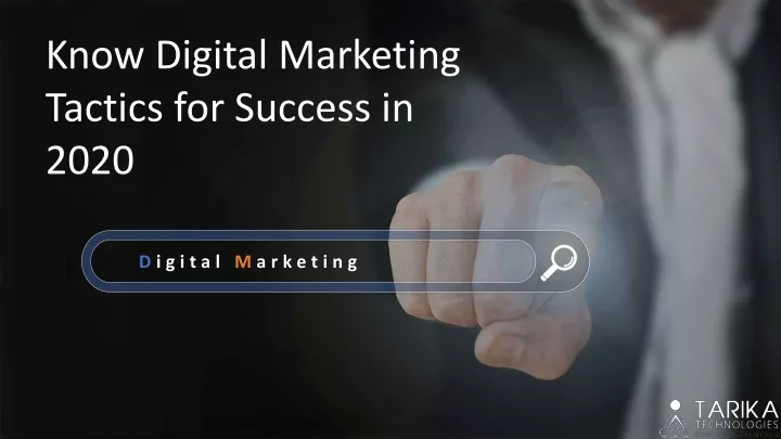 know digital marketing tactics for success in 2020