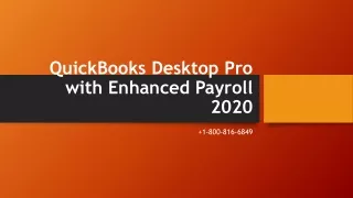 quickbooks desktop pro with enhanced payroll 2020