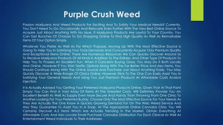 purple crush weed