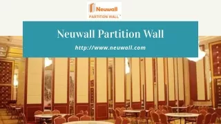 Sound-proof Moveable wall - Neuwall