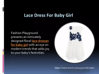 Lace dress For Girls