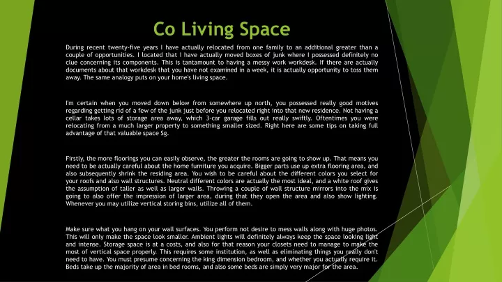 co living space