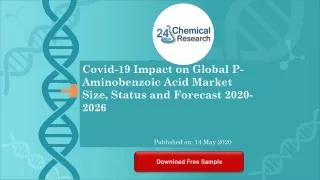 Covid 19 Impact on Global P Aminobenzoic Acid Market Size, Status and Forecast 2020 2026