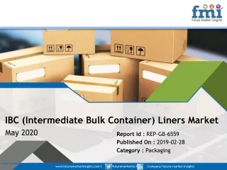 IBC (Intermediate Bulk Container) Liners Market Forecast Hit by Coronavirus Outbreak, Downside Risks Continue to Escalat