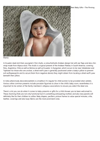 best baby gifts the pinning