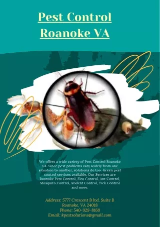 pest control roanoke va