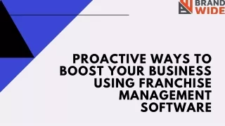 p roactive ways to boost your business using