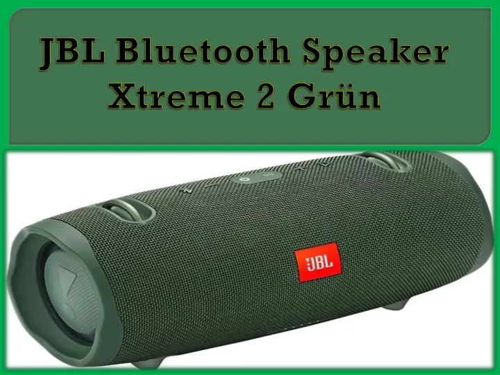 jbl bluetooth speaker xtreme 2 gr n