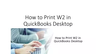 how to print w2 in quickbooks desktop