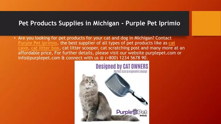 pet products supplies in michigan purple