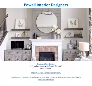 powell interior designers