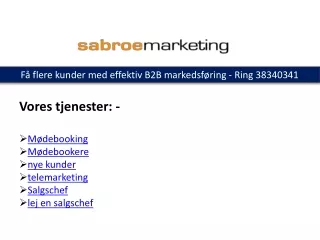 f flere kunder med effektiv b2b markedsf ring