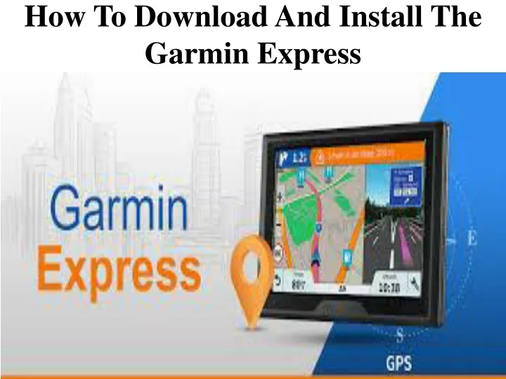 how to download and install the garmin express
